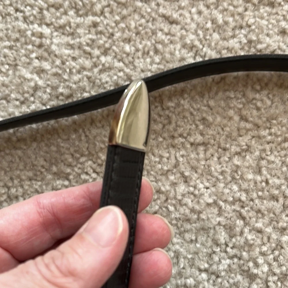 Faux leather belt size 10